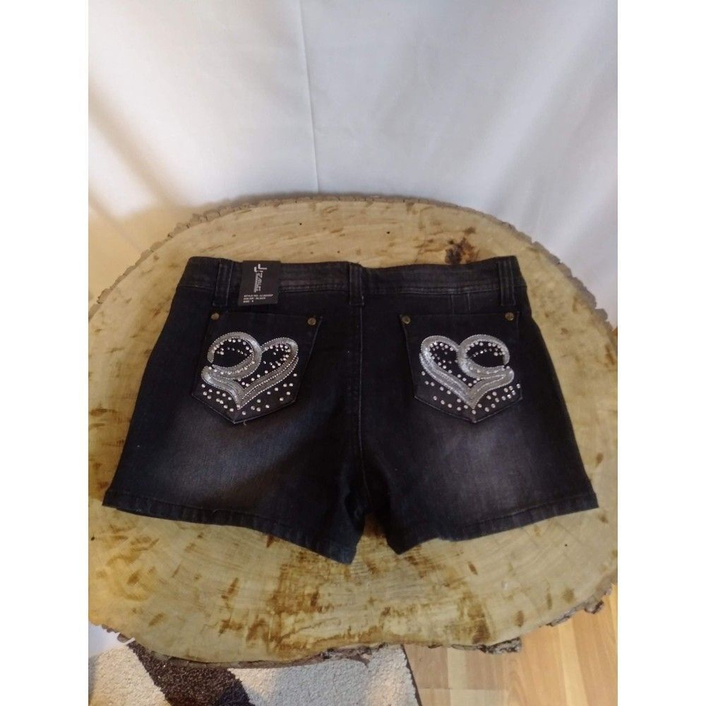 Black Shorts With Bling Size 3